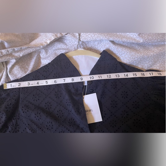 Batsheva Grace Blouse in Black Broderie Anglaise 16 - Picture 16 of 16